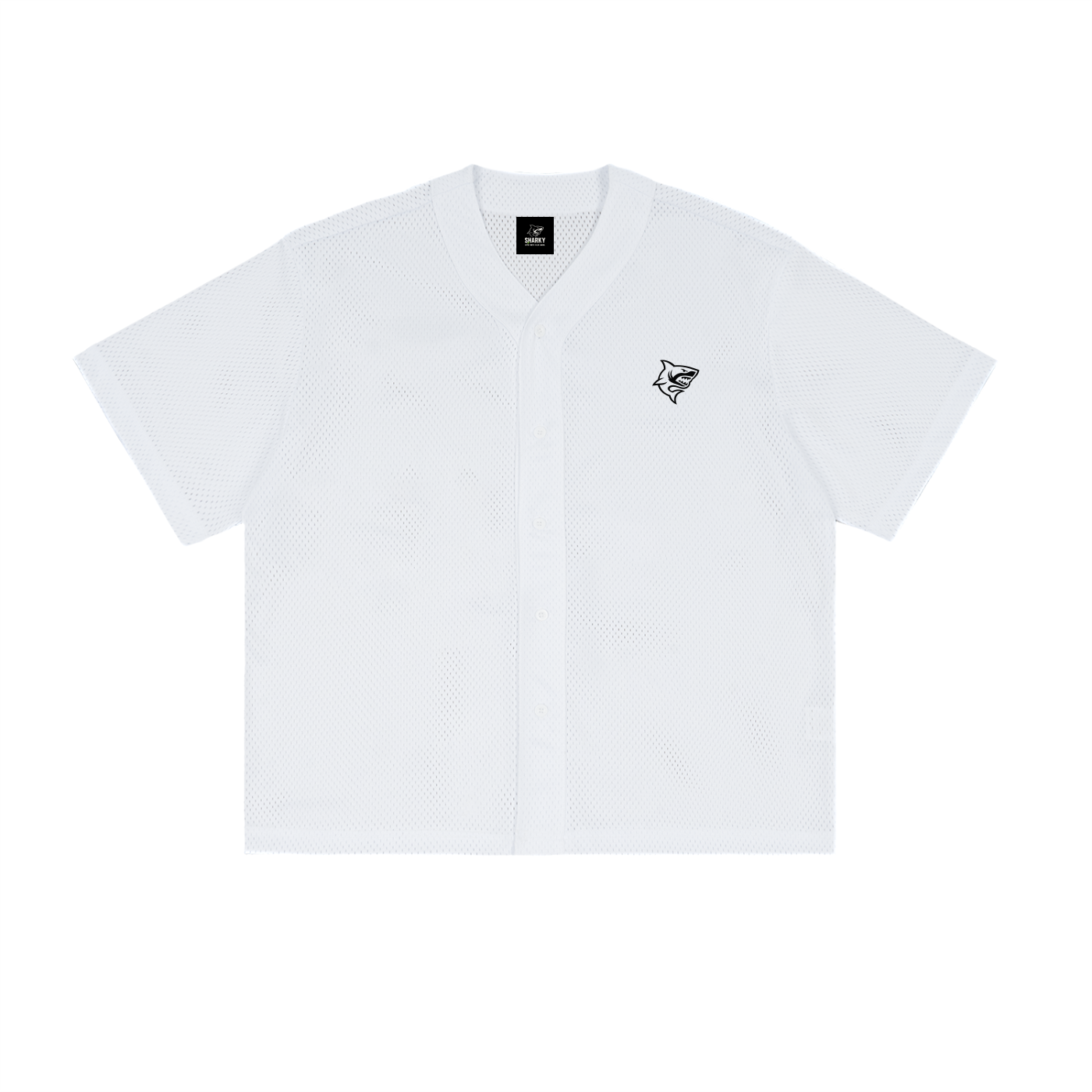 Varsity Button-Up Baseball Jersey - SHARKY