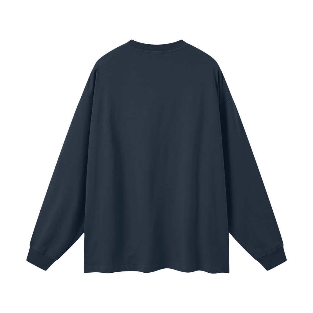 Oversized Unisex Long Sleeve T-Shirt - SHARKY