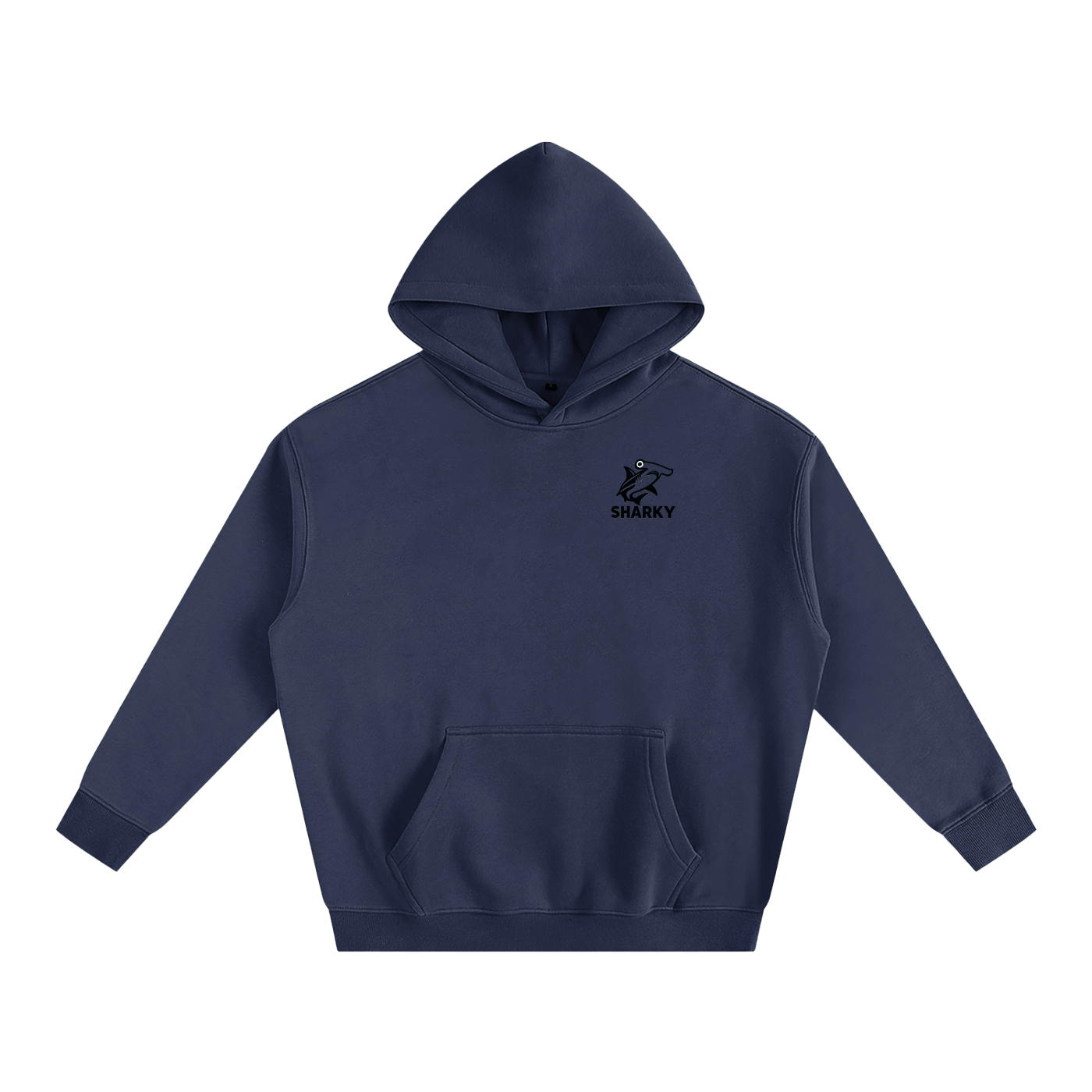 Oversize Fleeced Hoodie - SHARKY