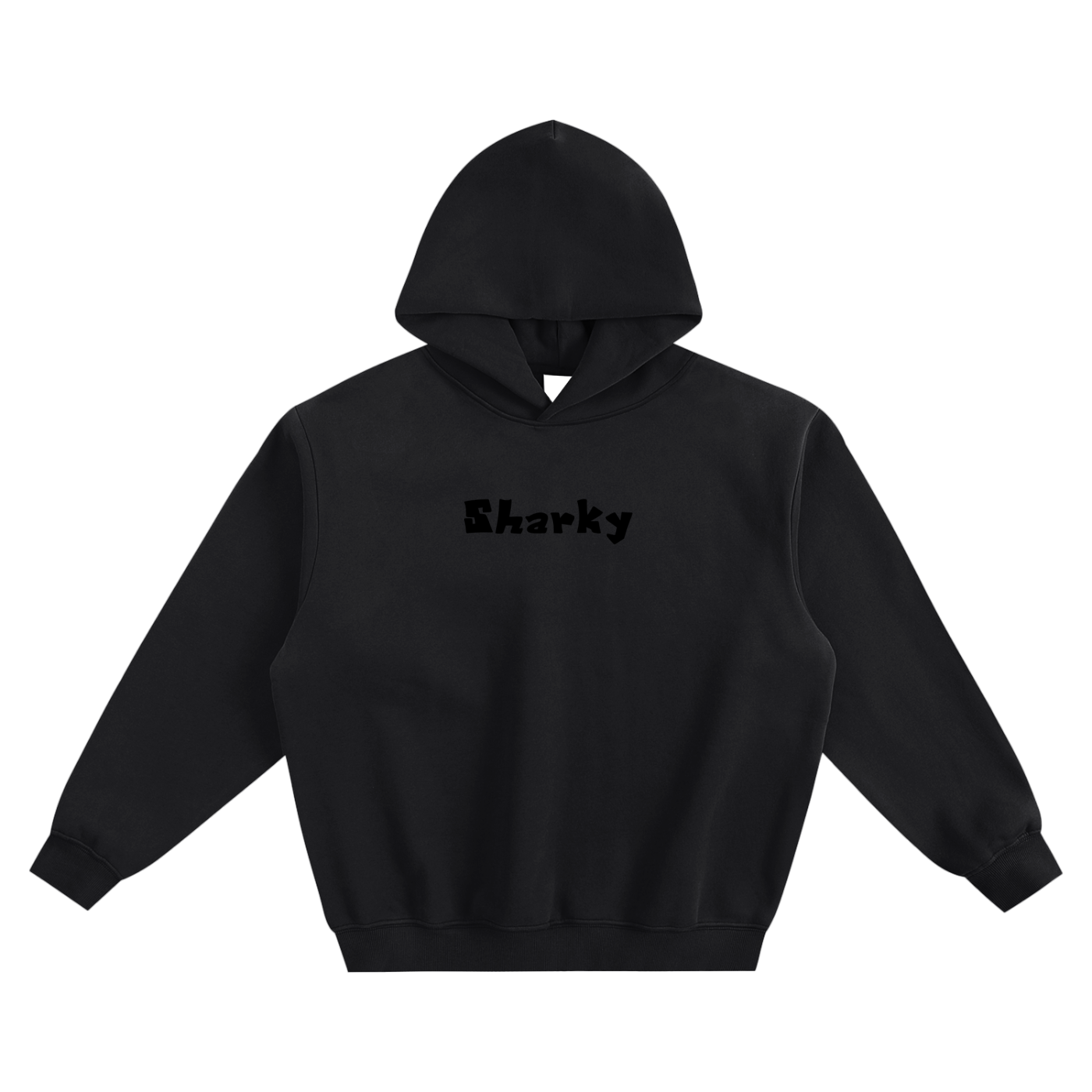 Fleeced Boxy Hoodie - SHARKY