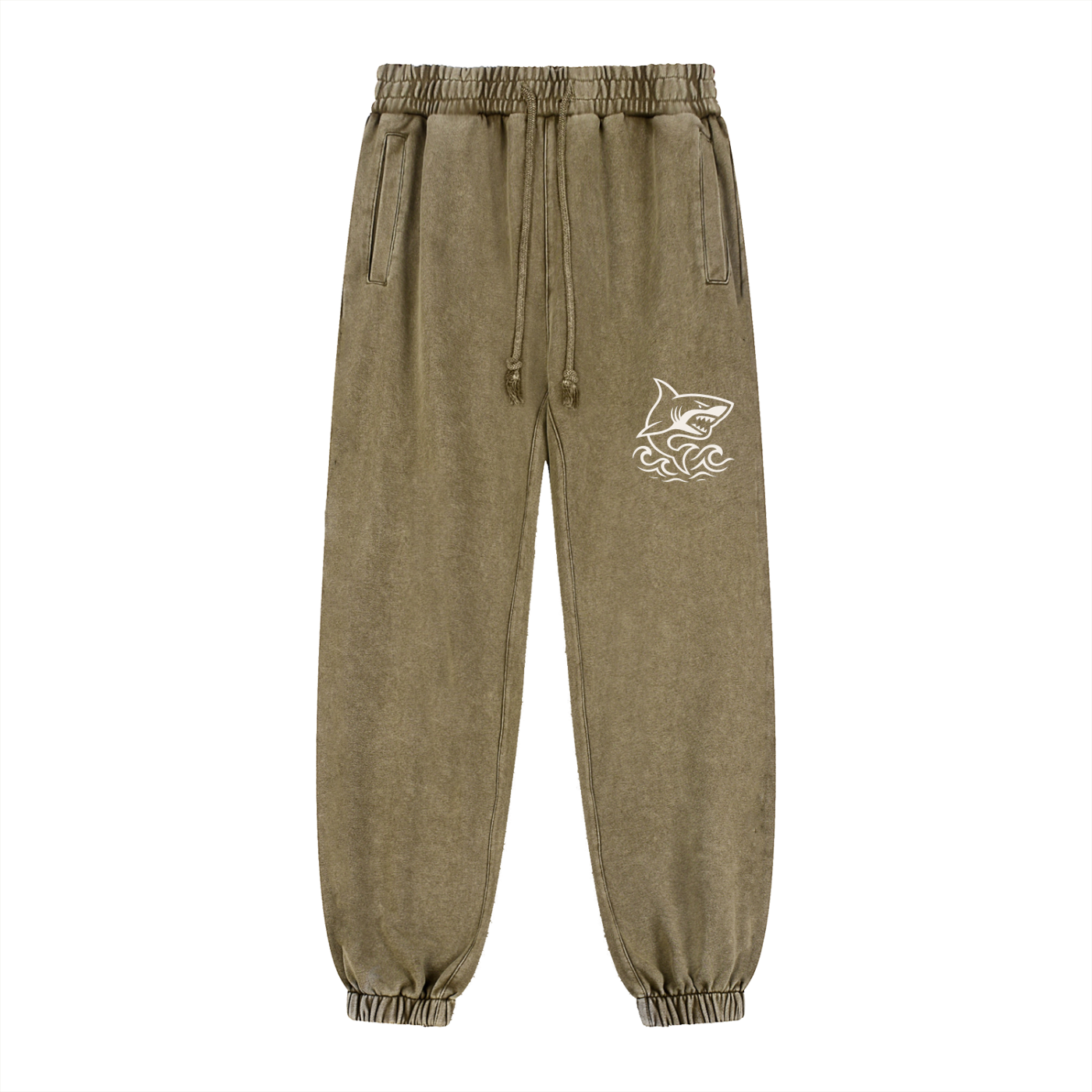 Snow Wash Heavyweight Jogged Sweatpants - SHARKY
