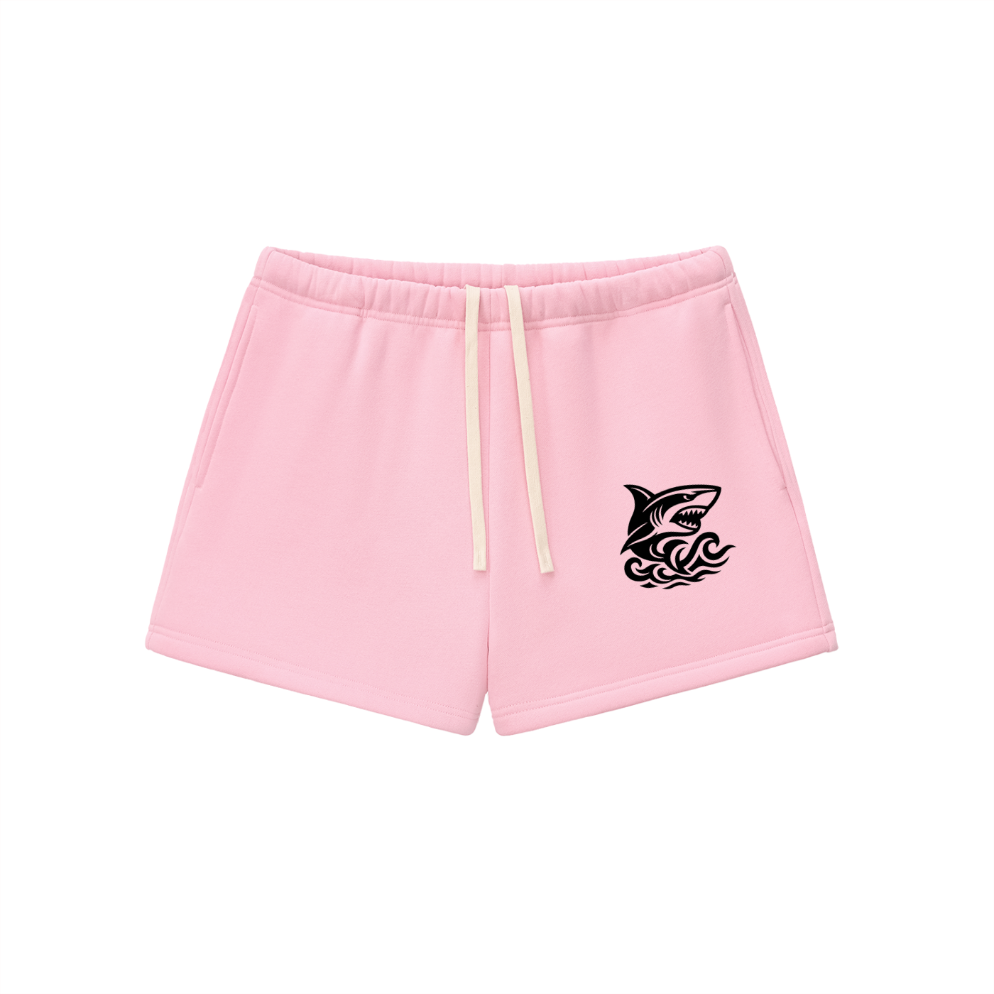 Essential Fleece Drawstring Sweatshorts - SHARKY