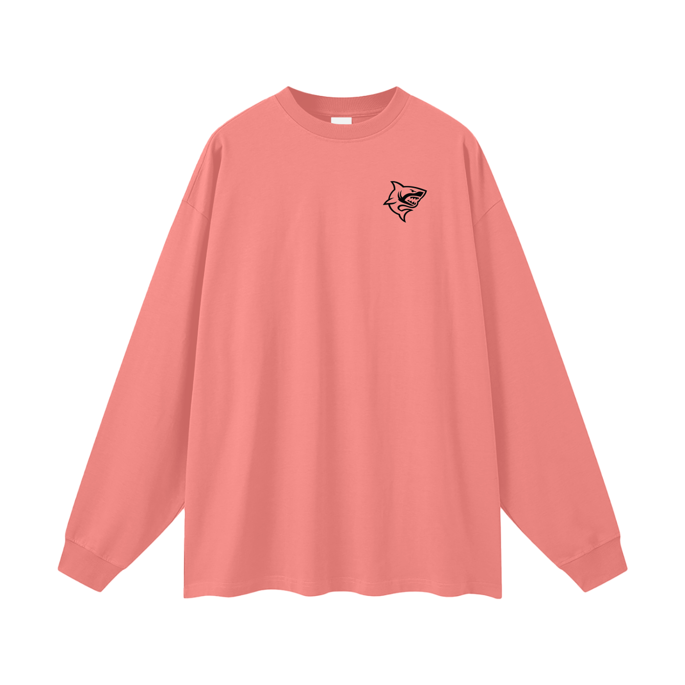 Oversized Unisex Long Sleeve T-Shirt - SHARKY