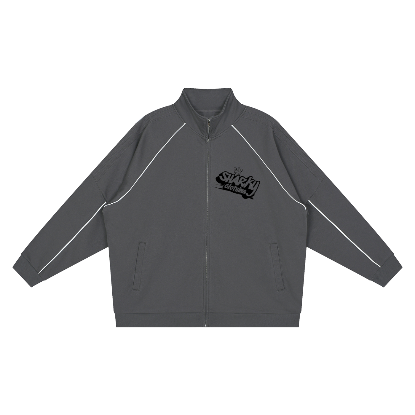 Reflection Striped Raglan Sleeve  Jacket p2 ODMPOD