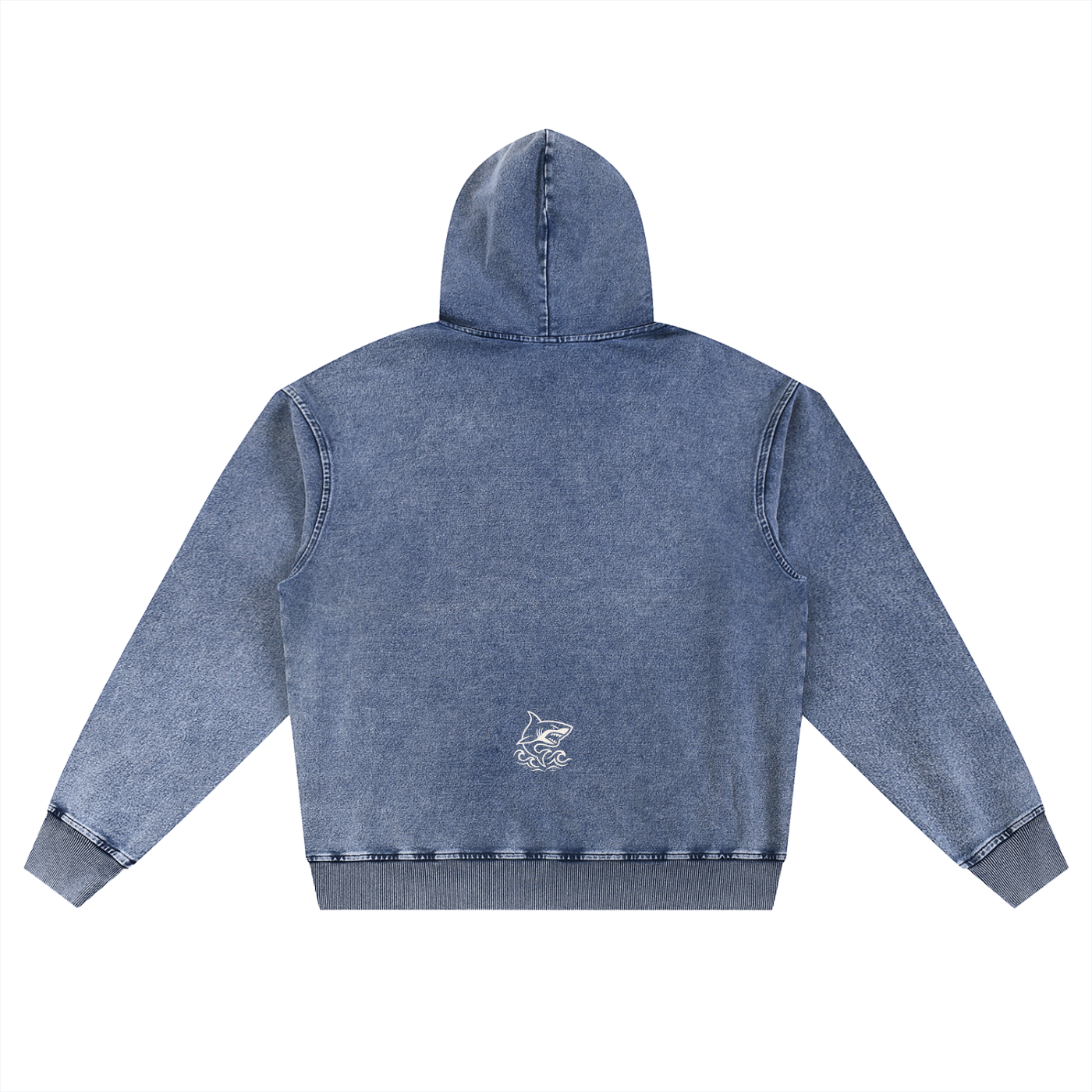 Snow Wash Oversized Hoodie - SHARKY