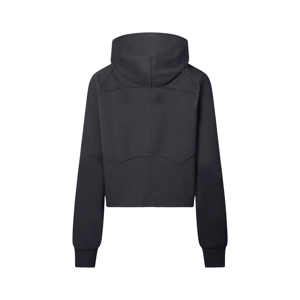Cropped Half-Zip Hoodie - SHARKY