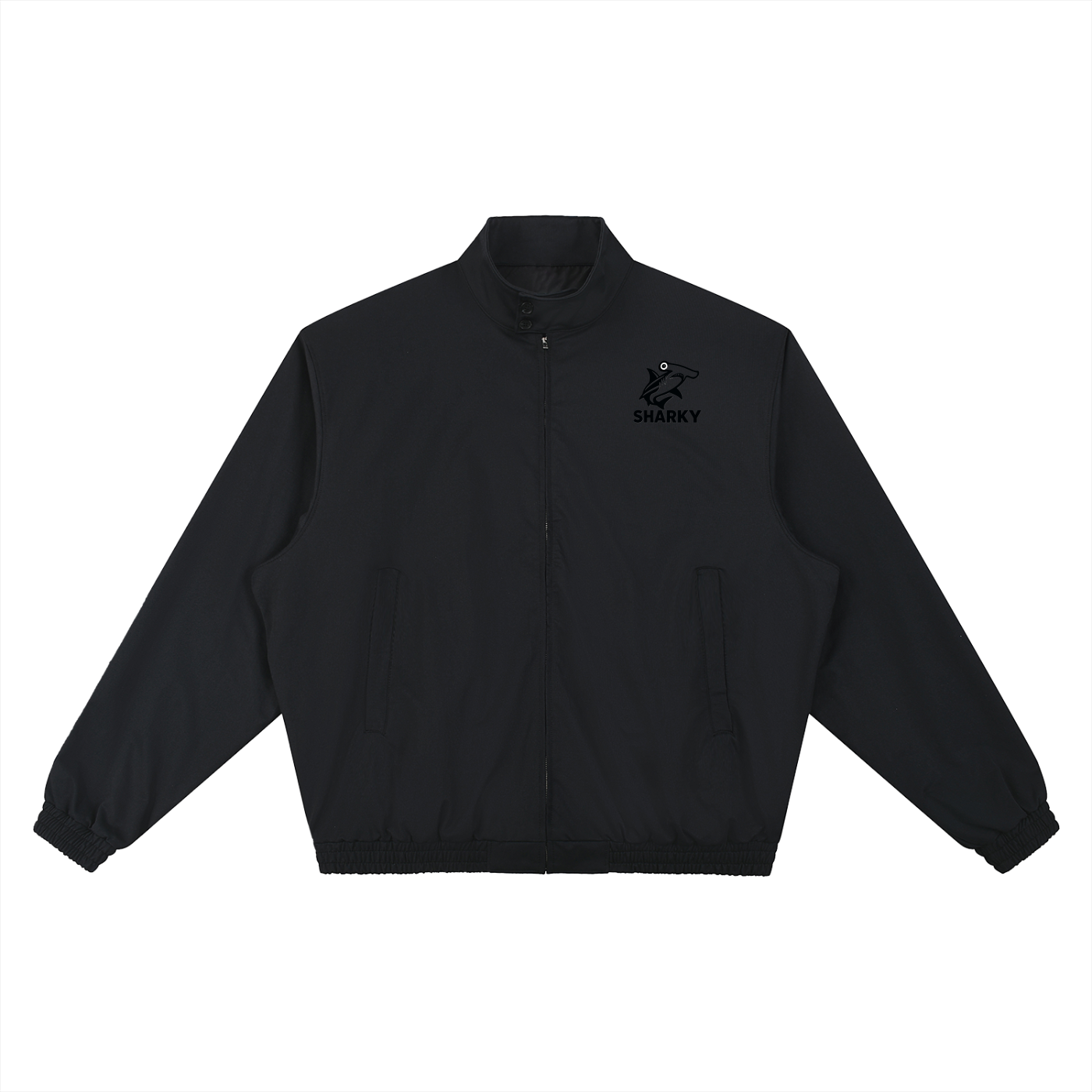 Stand Collar Bomber Jacket - SHARKY