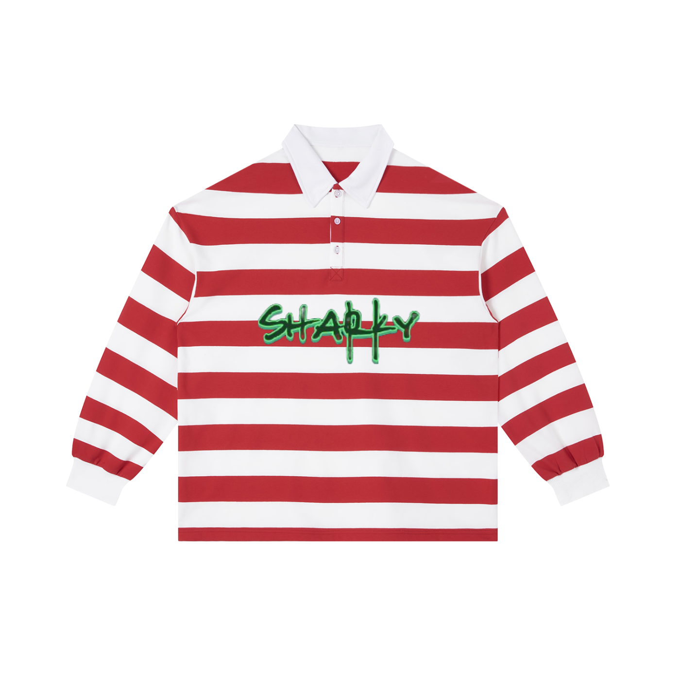 Color Block Stripe Polo Shirt