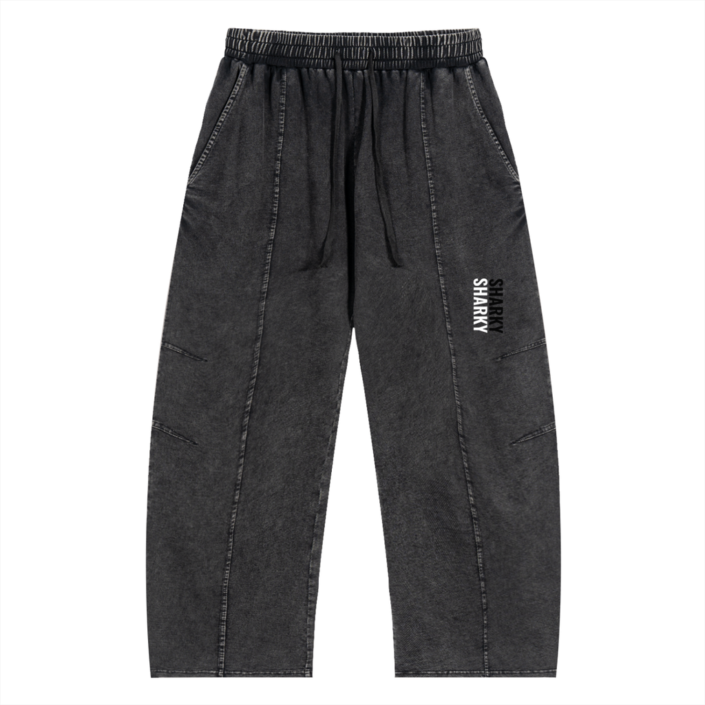 Snow Wash Drawstring Cotton Pants ODMPOD