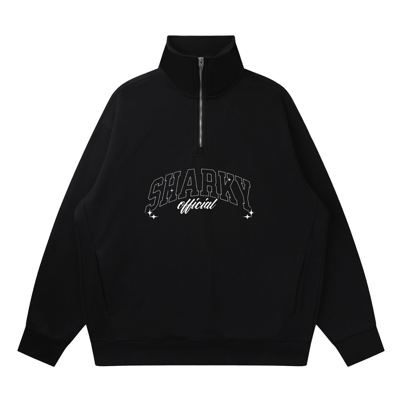 Quarter-Zip Drop Shoulder Sweatshirt ODMPOD