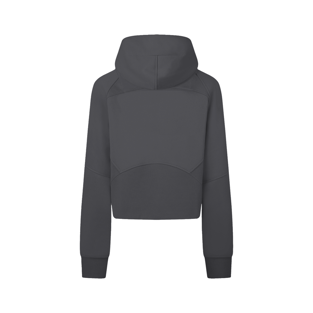 Women's Cropped Zip-Through Hoodie - SHARKY