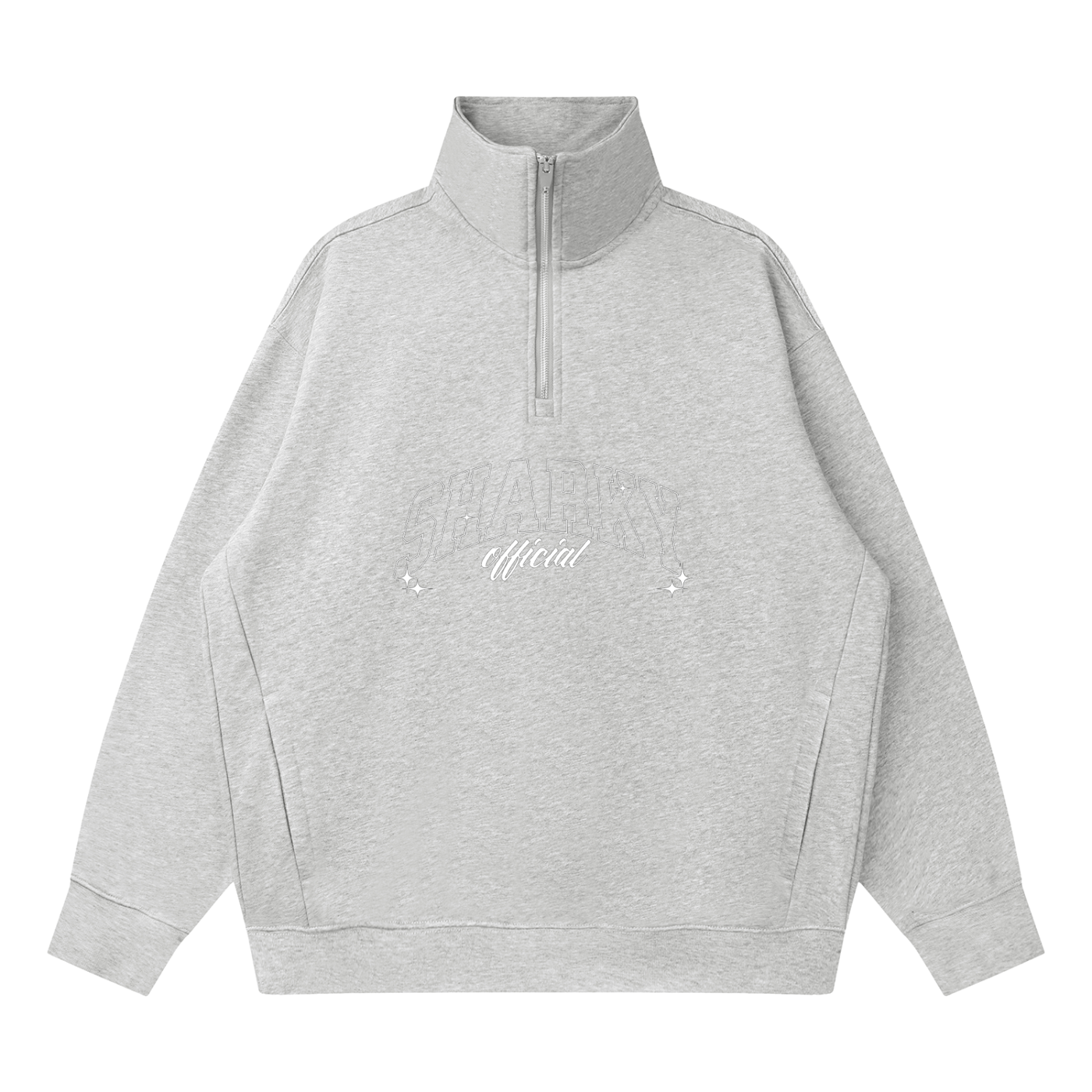 Quarter-Zip Drop Shoulder Sweatshirt ODMPOD