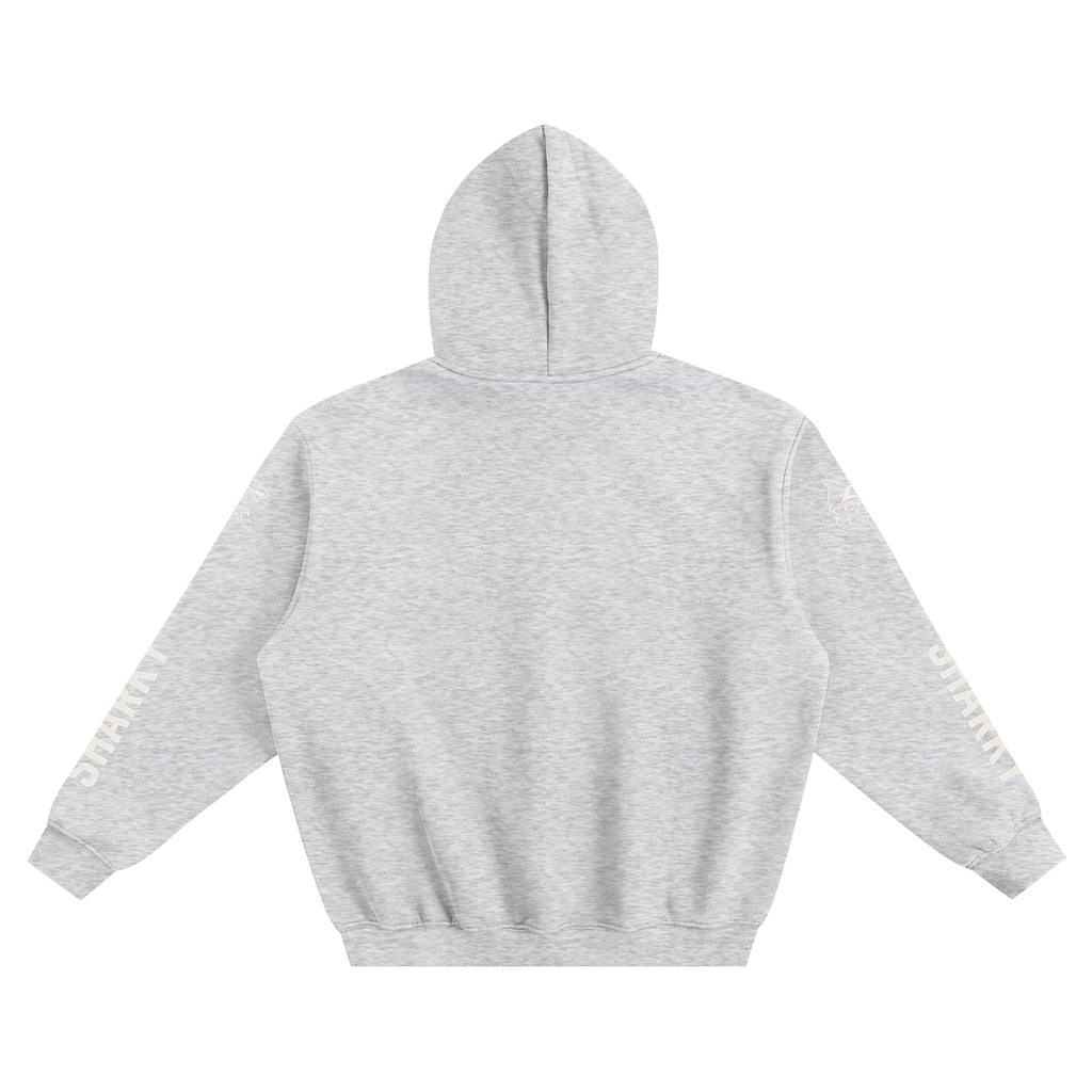Fleeced Boxy Hoodie - SHARKY