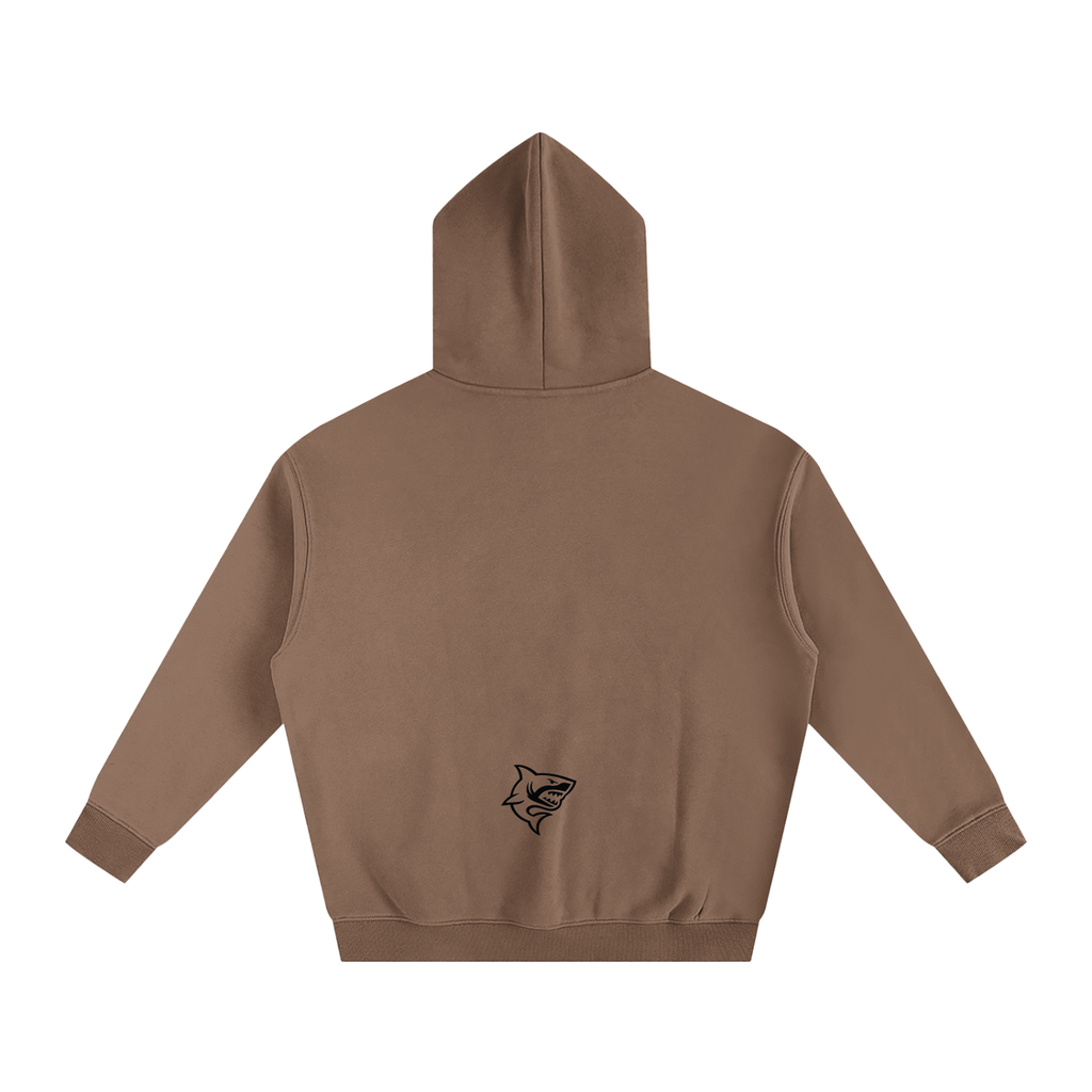 Oversize Fleeced Hoodie - SHARKY