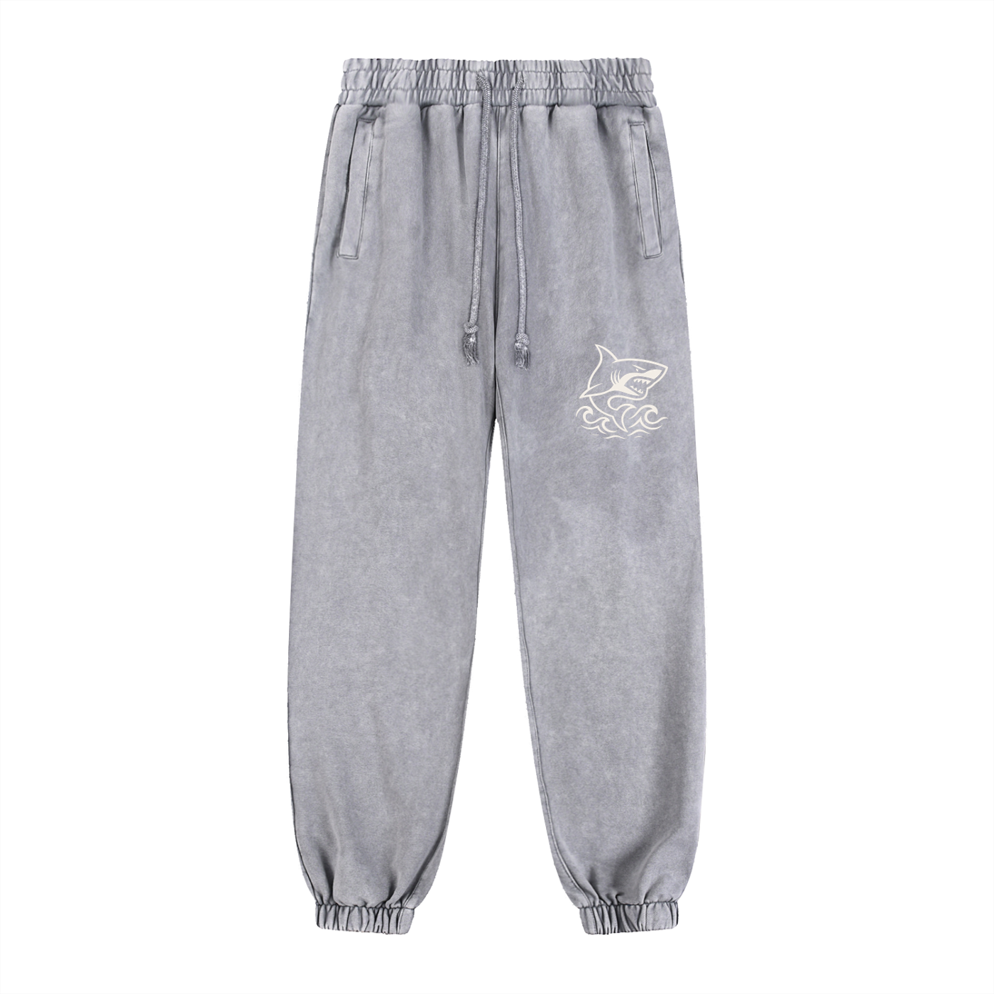 Snow Wash Heavyweight Jogged Sweatpants - SHARKY