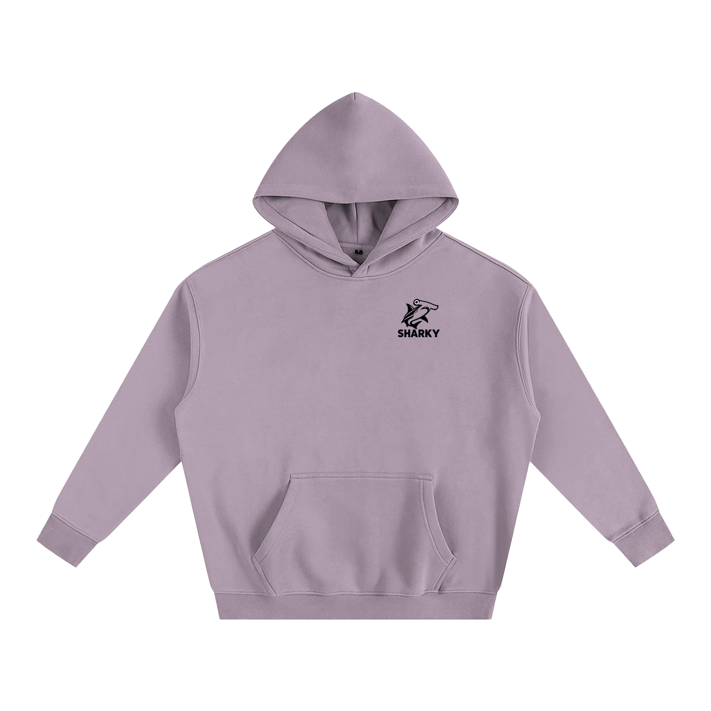 Oversize Fleeced Hoodie - SHARKY