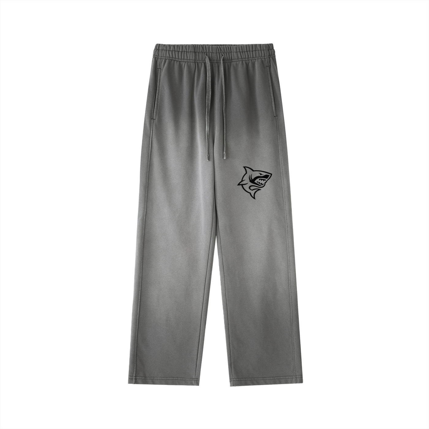 Vintage Washed Gradient Straight-Leg Sweatpants ODMPOD