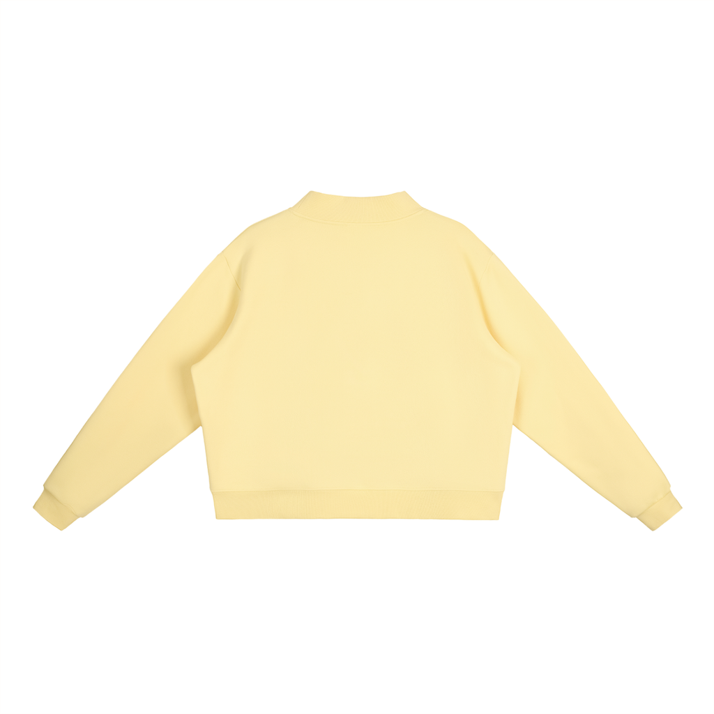 Essential Fleece Mid-Neck Crew Sweatshirt - SHARKY
