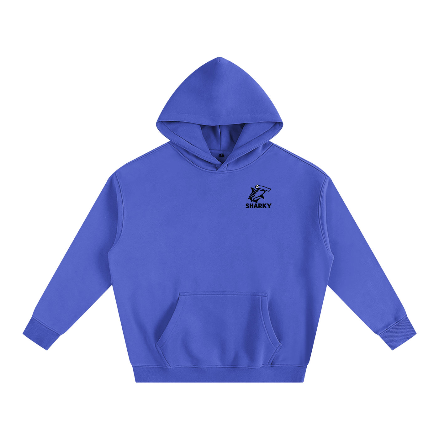 Oversize Fleeced Hoodie - SHARKY