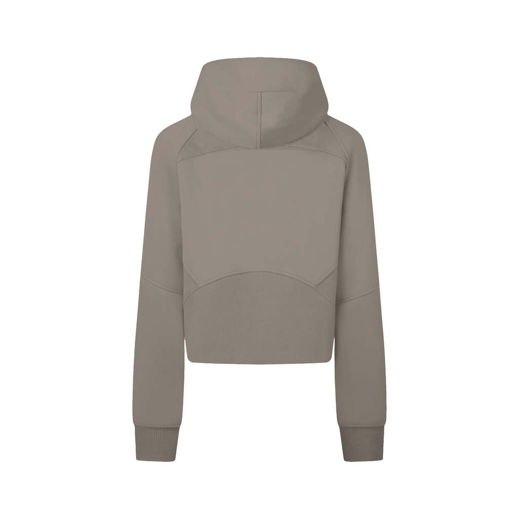 Women's Cropped Zip-Through Hoodie - SHARKY