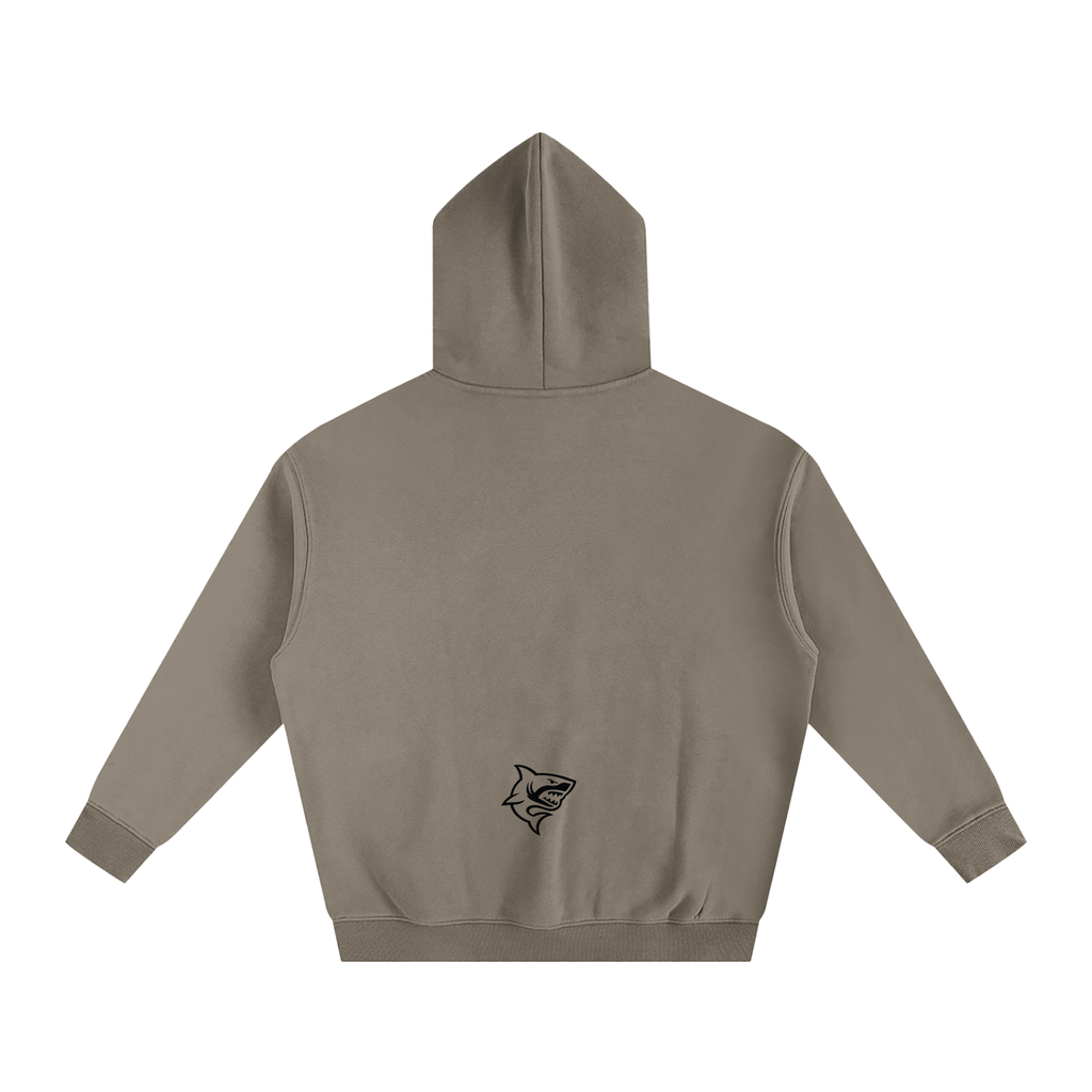 Oversize Fleeced Hoodie - SHARKY