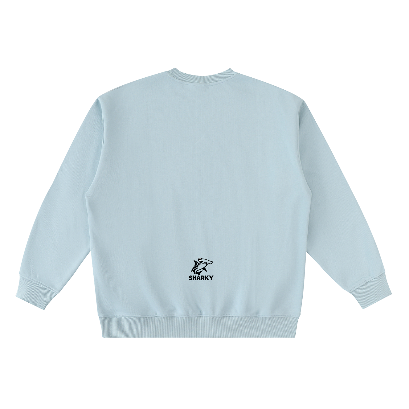 Oversized Crewneck Taped Sweatshirt - SHARKY