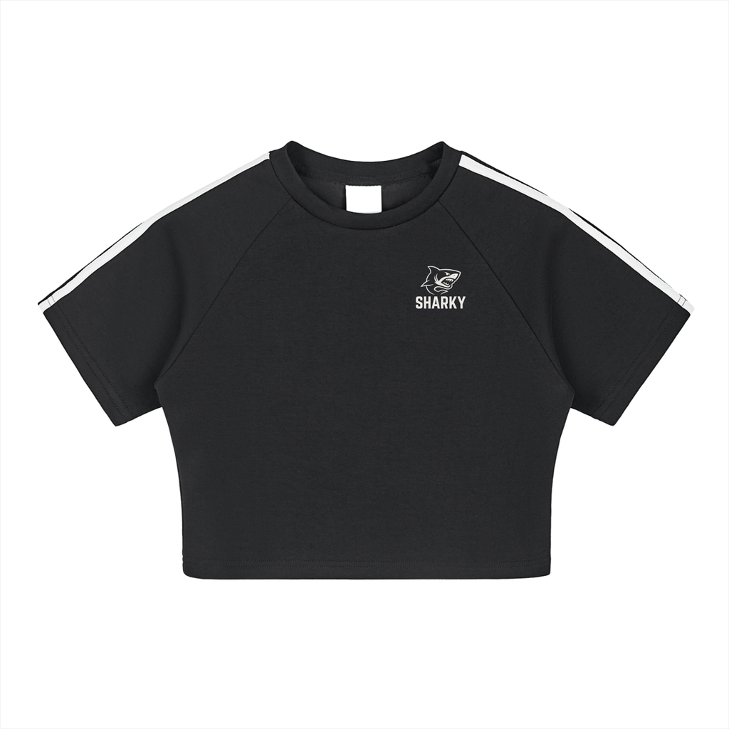 Taped Cooling Performance Crop Top - SHARKY