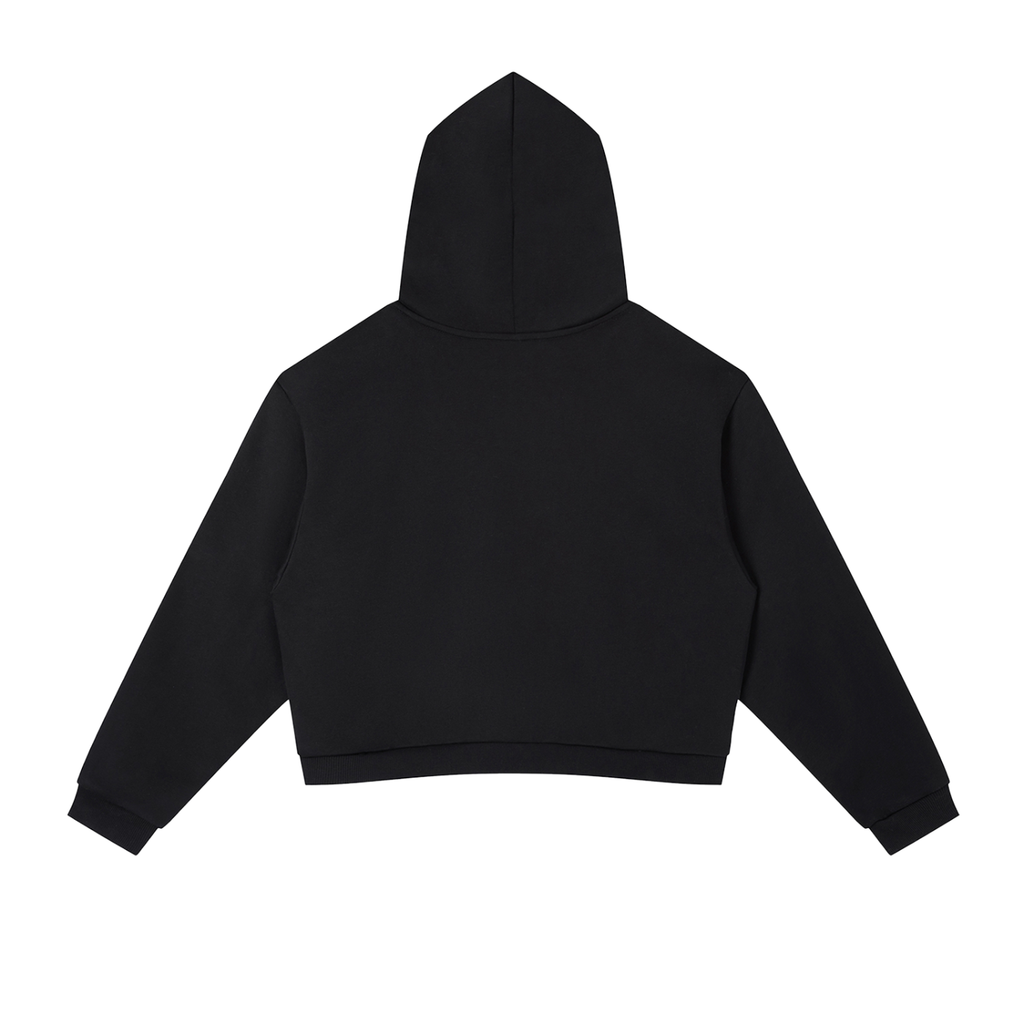 Contrast Side Stripe Cropped Hoodie Womens ODMPOD