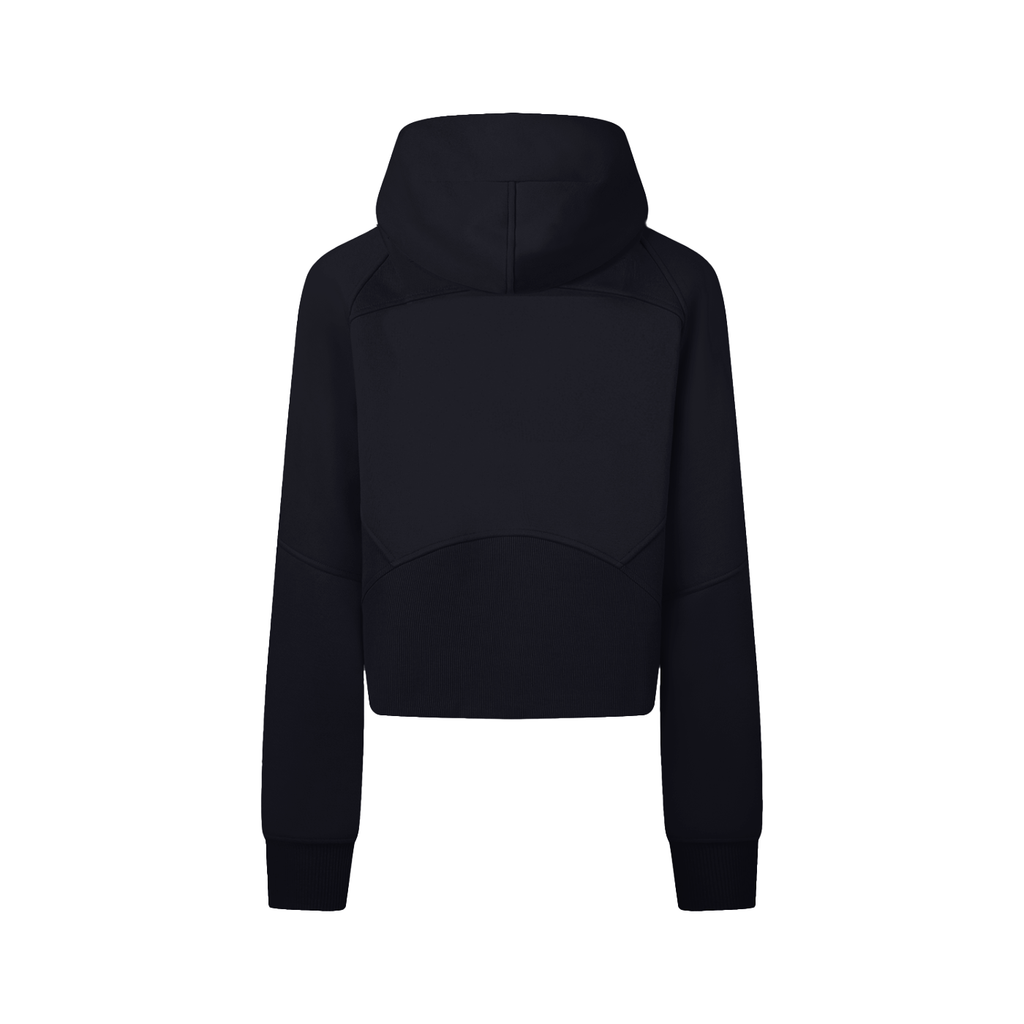 Women's Cropped Zip-Through Hoodie - SHARKY