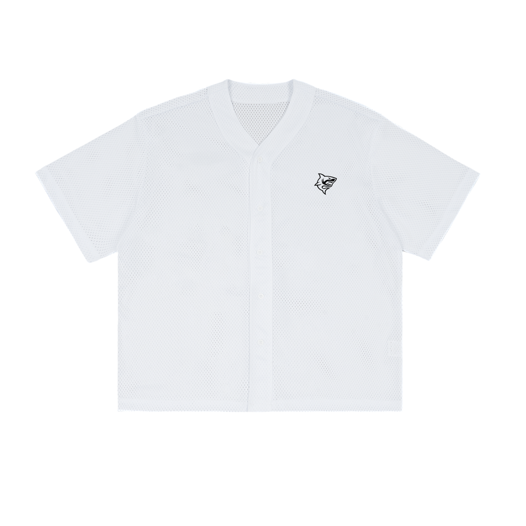 Varsity Button-Up Baseball Jersey - SHARKY