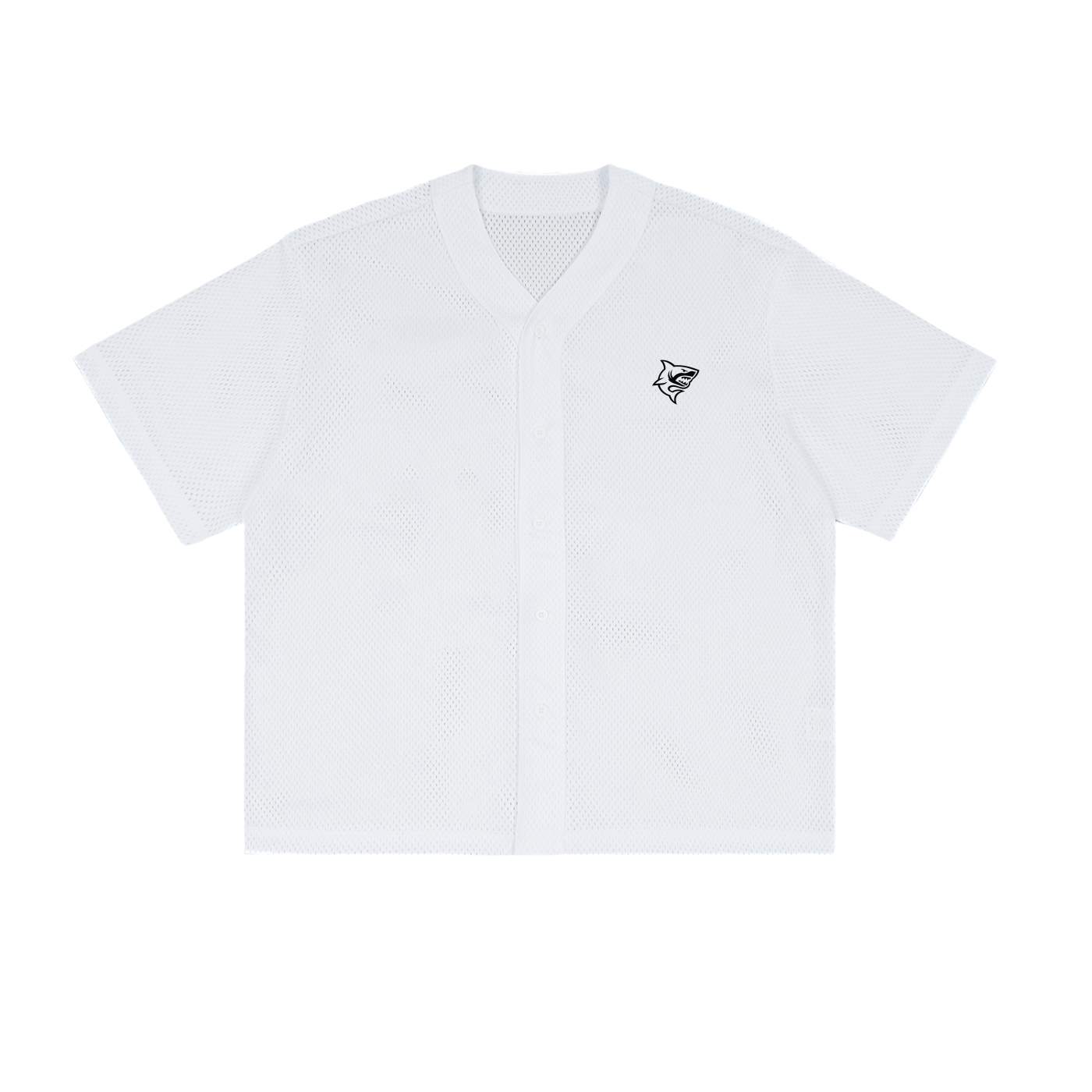 Varsity Button-Up Baseball Jersey - SHARKY