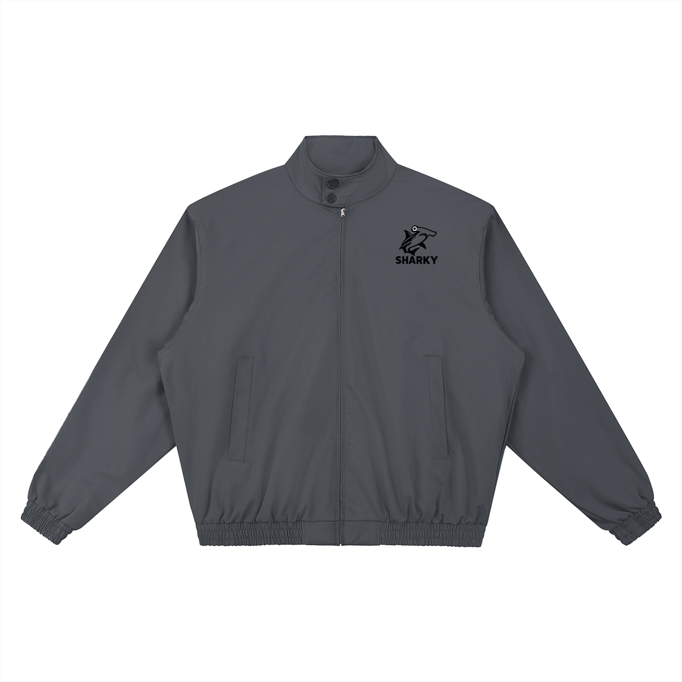 Stand Collar Bomber Jacket - SHARKY