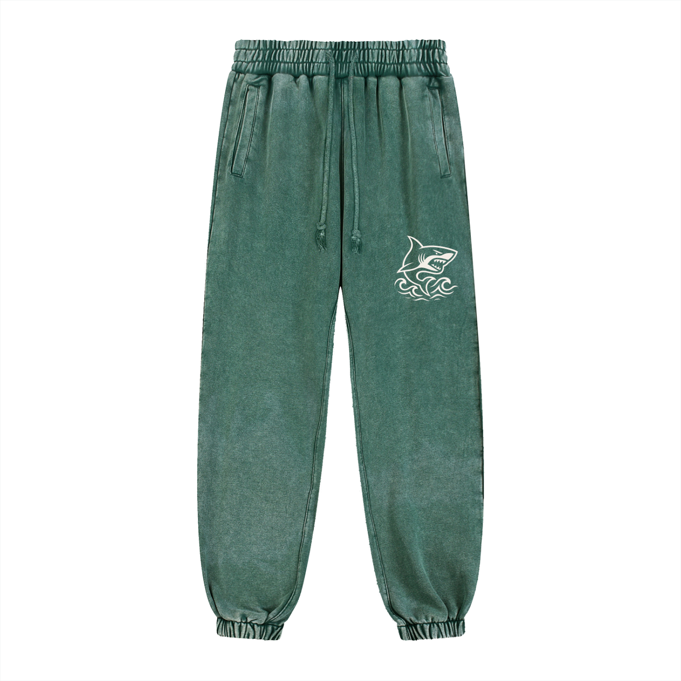 Snow Wash Heavyweight Jogged Sweatpants - SHARKY