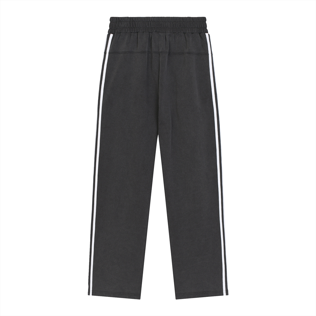 Snow Washed Contrast Tape Sweatpants - SHARKY