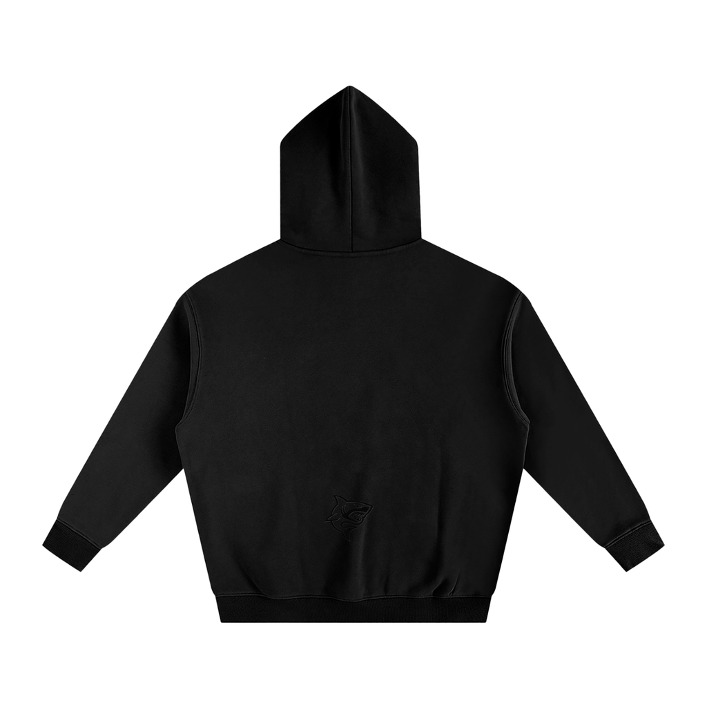 Oversize Fleeced Hoodie - SHARKY
