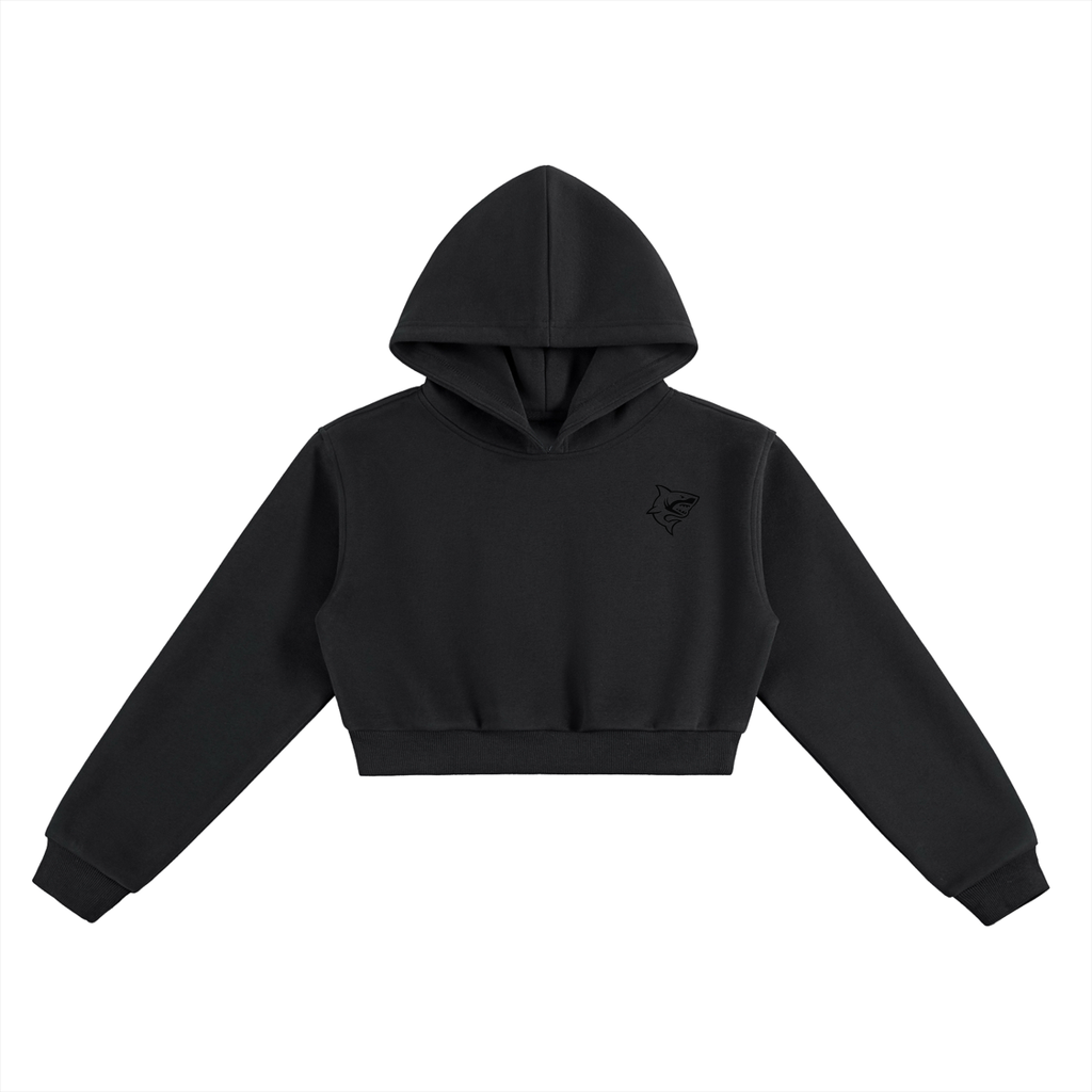 Women's Essential Cropped Hoodie - SHARKY