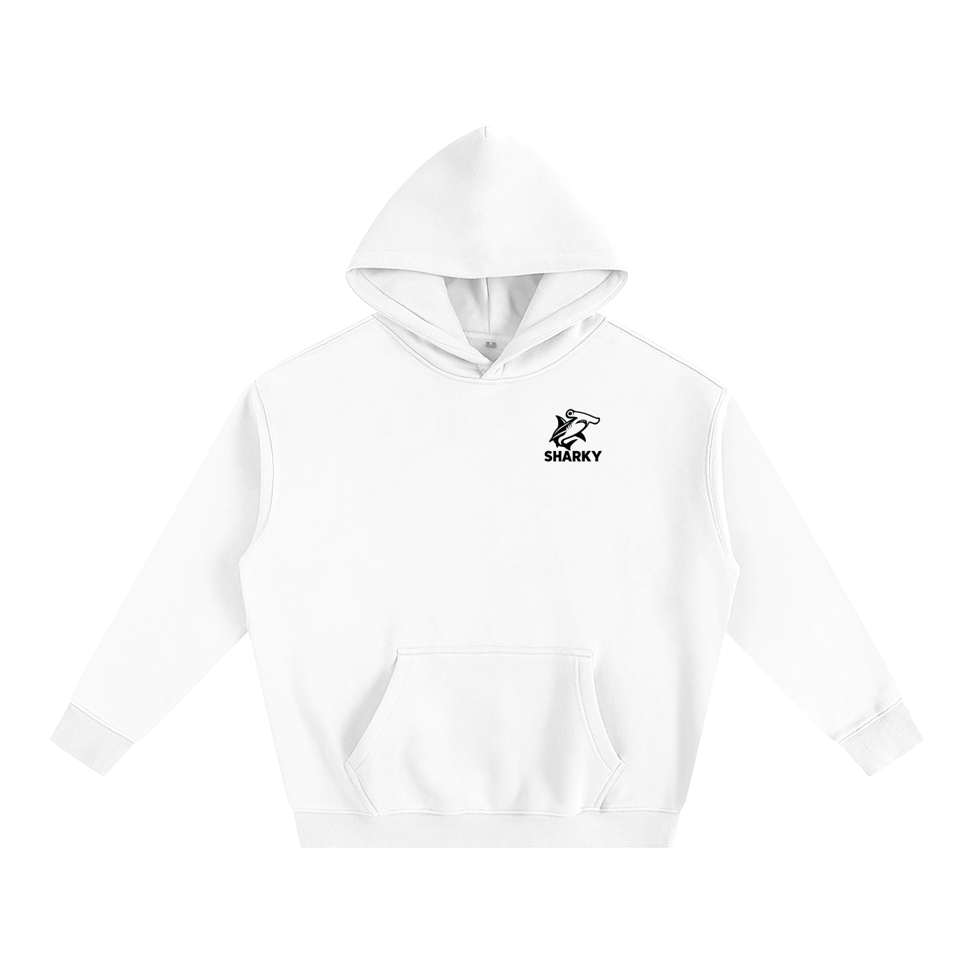 Oversize Fleeced Hoodie - SHARKY