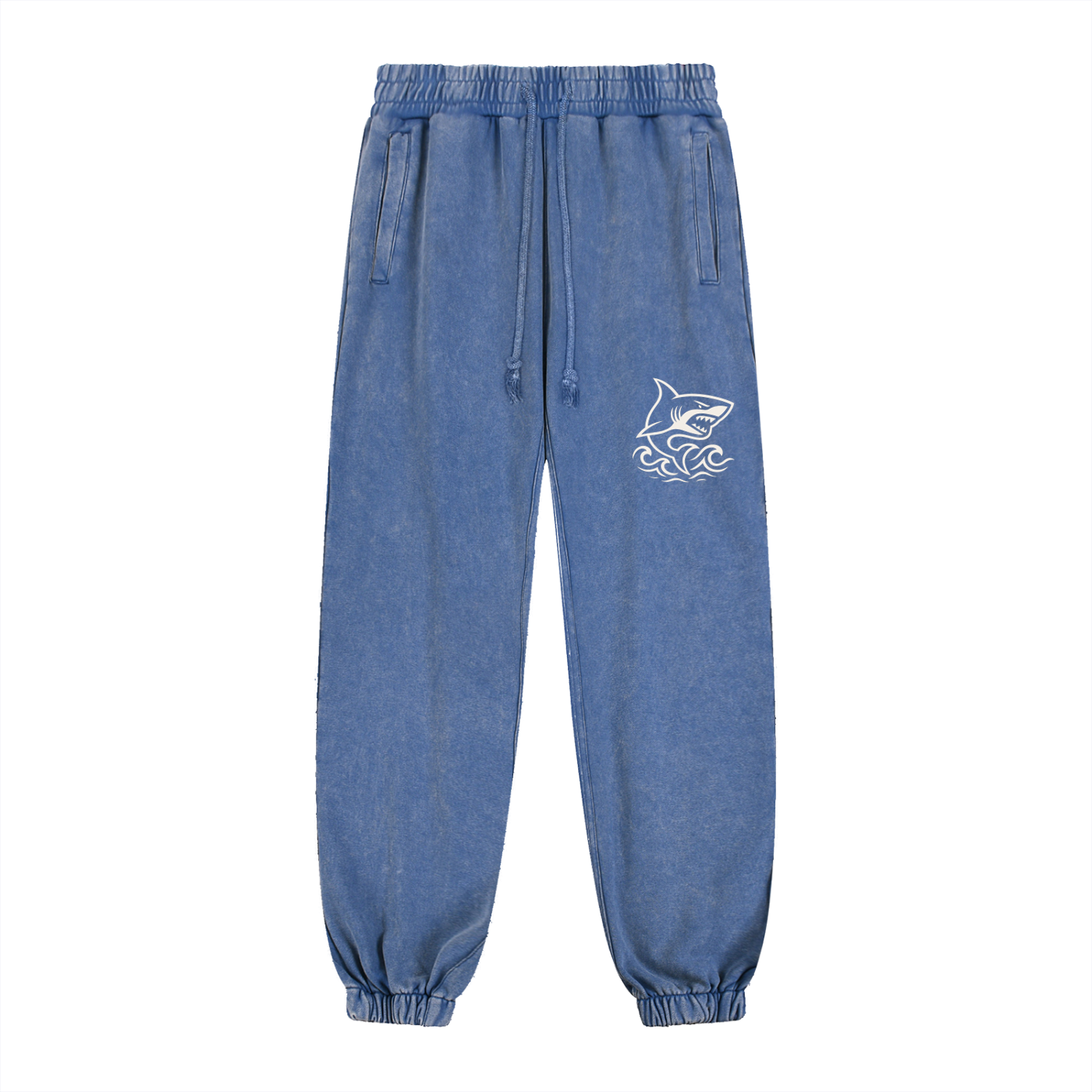 Snow Wash Heavyweight Jogged Sweatpants - SHARKY