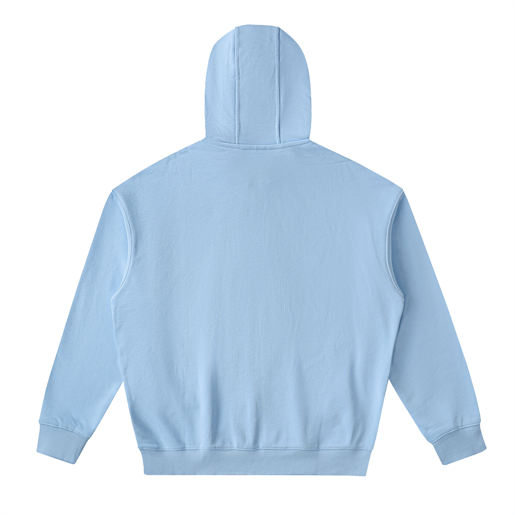 Drop-Shoulder Zip Up Hoodie - SHARKY