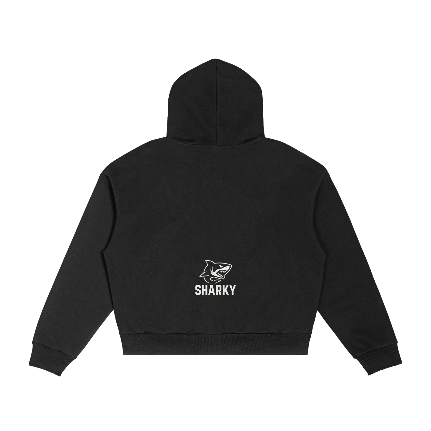 Contrast Plaid Boxy Zip Hoodie ODMPOD