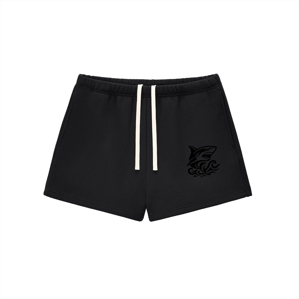 Essential Fleece Drawstring Sweatshorts - SHARKY