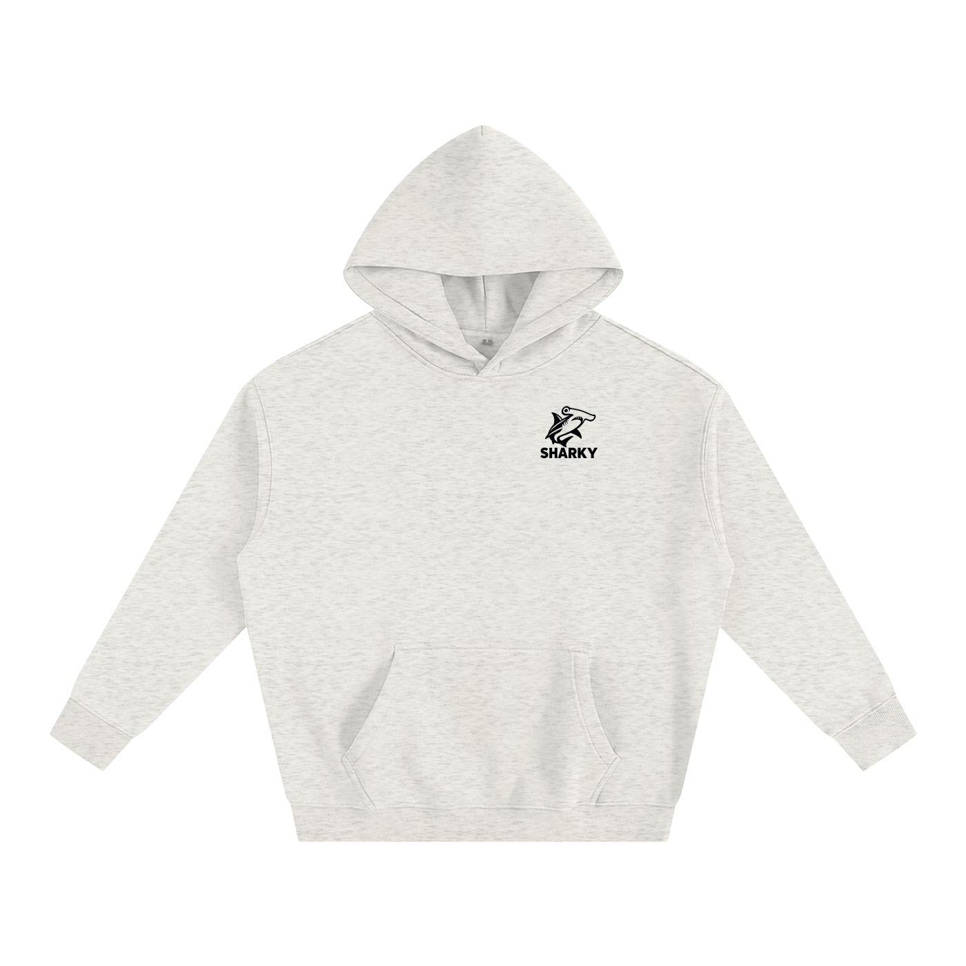Oversize Fleeced Hoodie - SHARKY