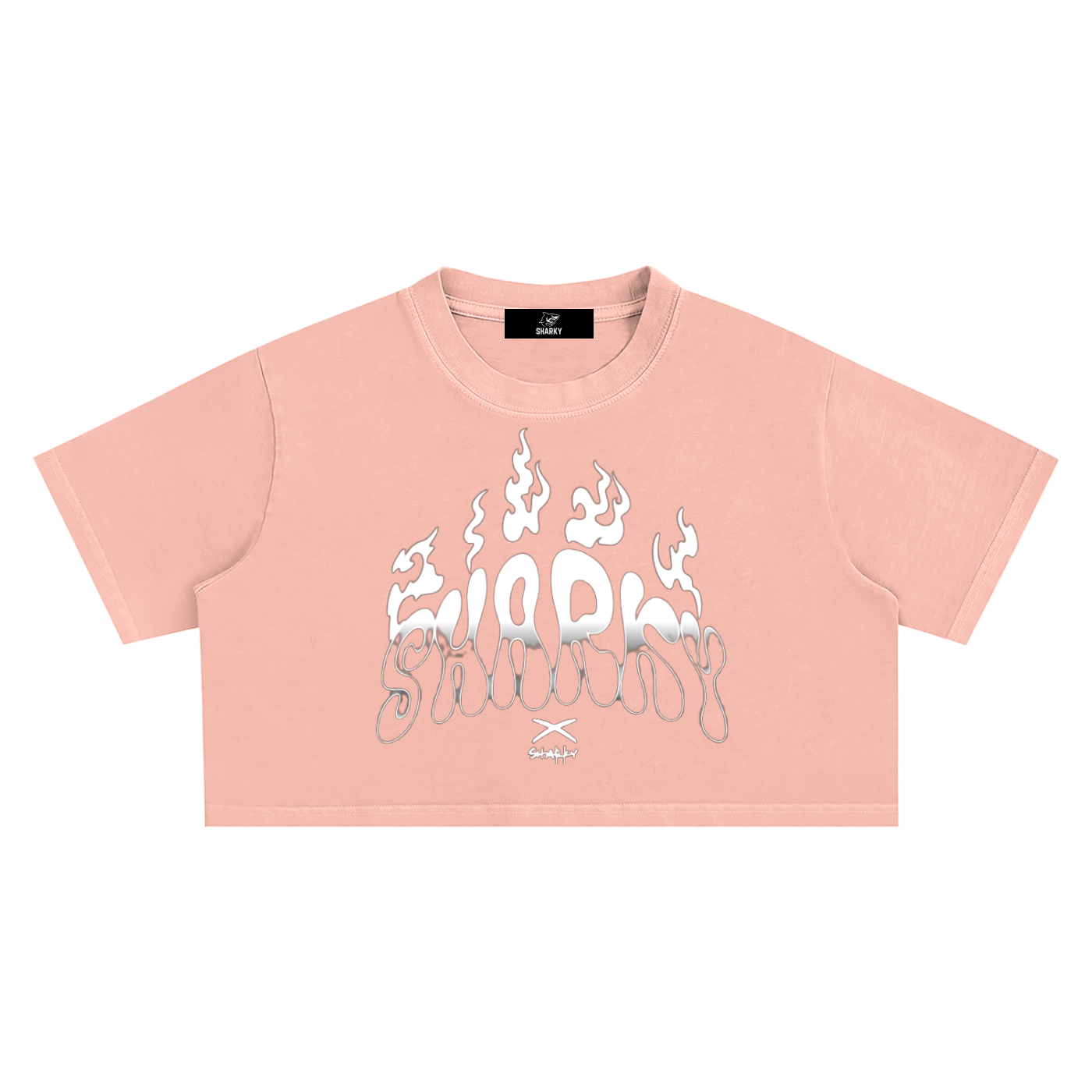 women Snow Washed Crop Top ODMPOD