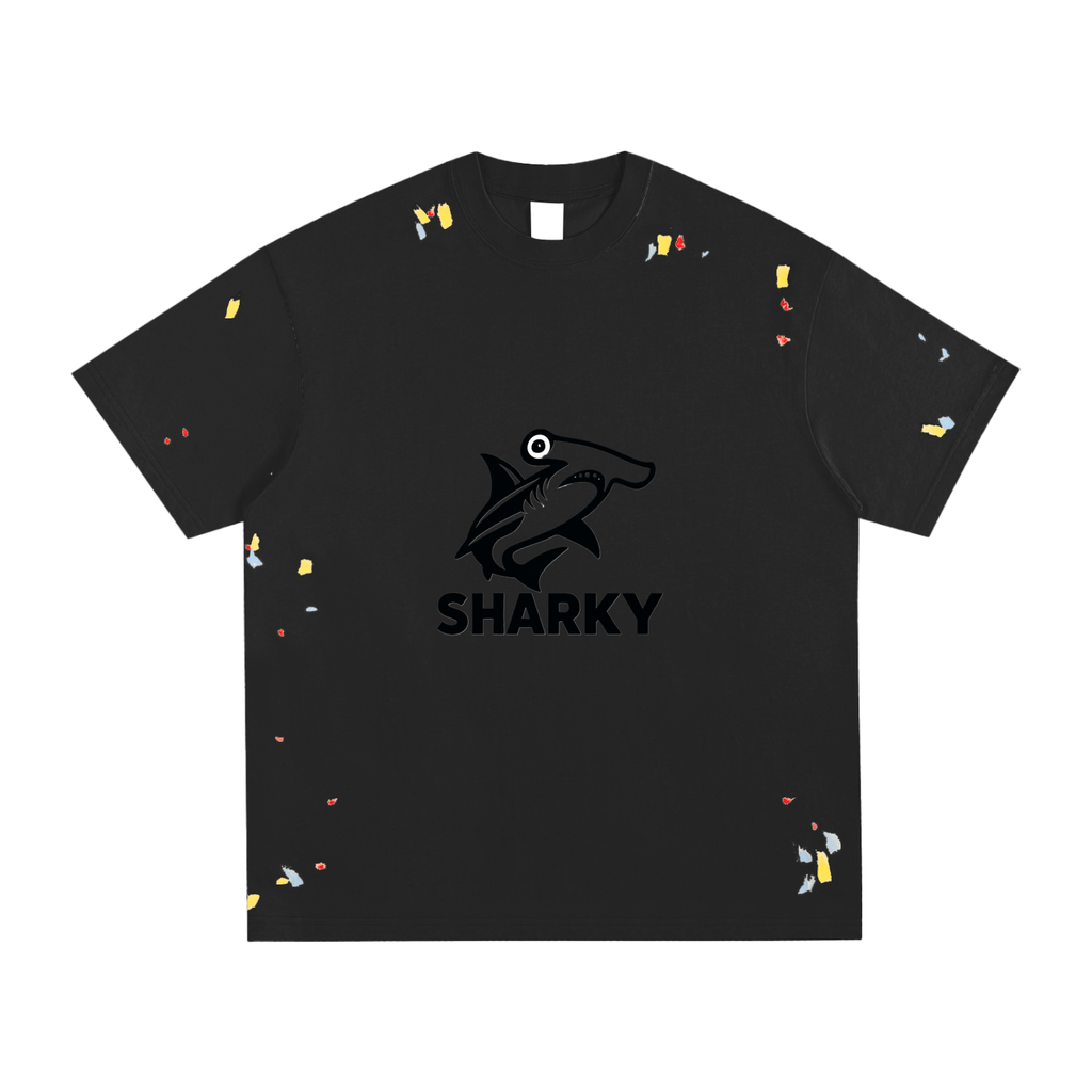 Paint Splatter T-Shirt - SHARKY