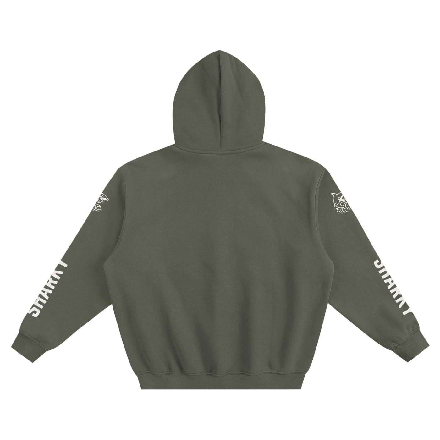 Fleeced Boxy Hoodie - SHARKY