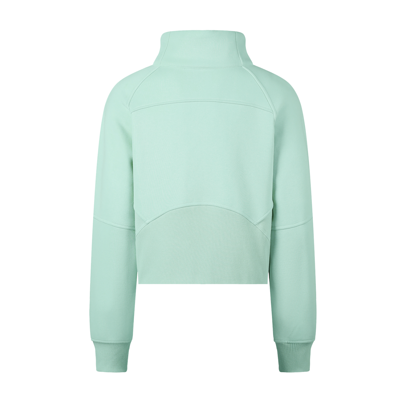 Women's Cropped Half-Zip Sweatshirt - SHARKY