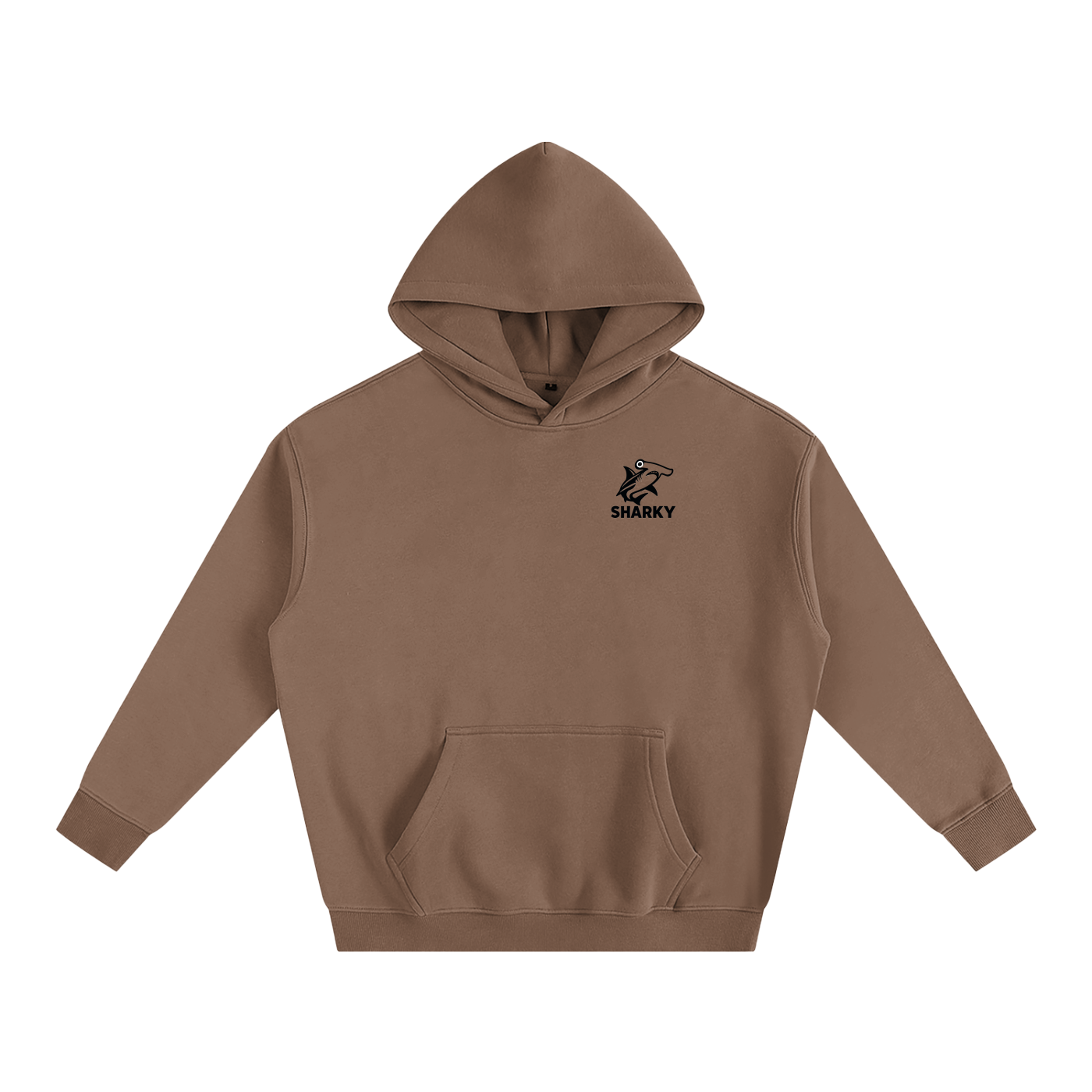 Oversize Fleeced Hoodie - SHARKY