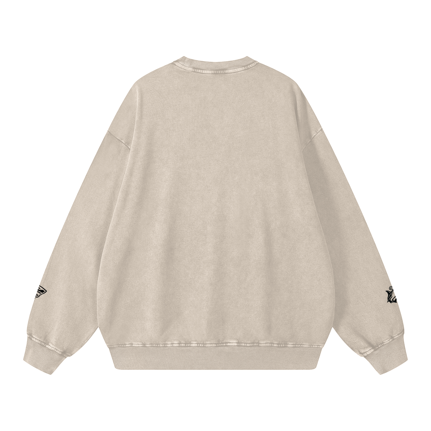 Snow Washed Oversized Sweatshirt - SHARKY