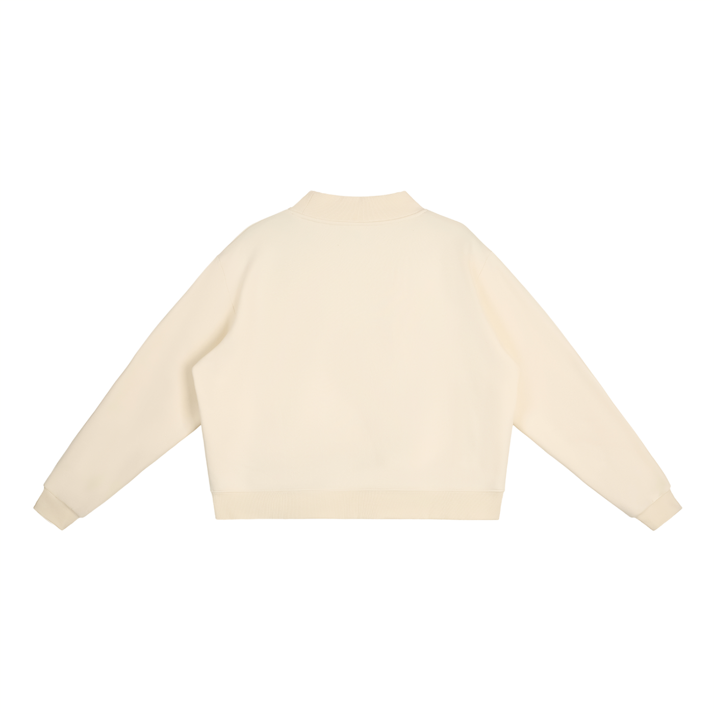Essential Fleece Mid-Neck Crew Sweatshirt - SHARKY