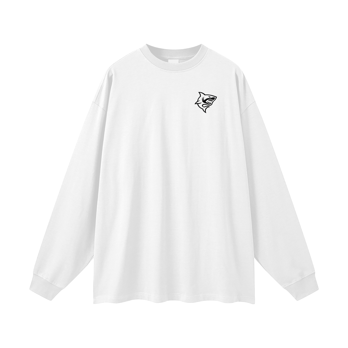 Oversized Unisex Long Sleeve T-Shirt - SHARKY